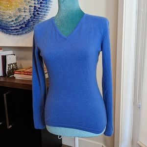 Blue cashmere sweater
